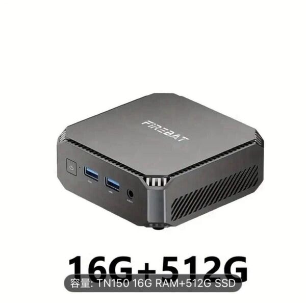 Firebat TN150 ミニPC 16G RAM + 512G SSD