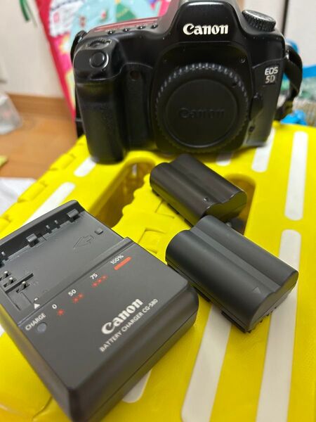 Canon EOS 5D デジタル一眼レフカメラ バッテリー充電器セット