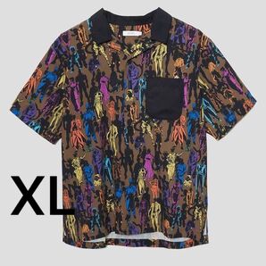 XLシャツ スタンド使いは惹かれ合う ジョジョの奇妙な冒険 グラニフ 荒木飛呂彦 JOJO 岸辺露伴 吉良吉影 Tシャツ イギー