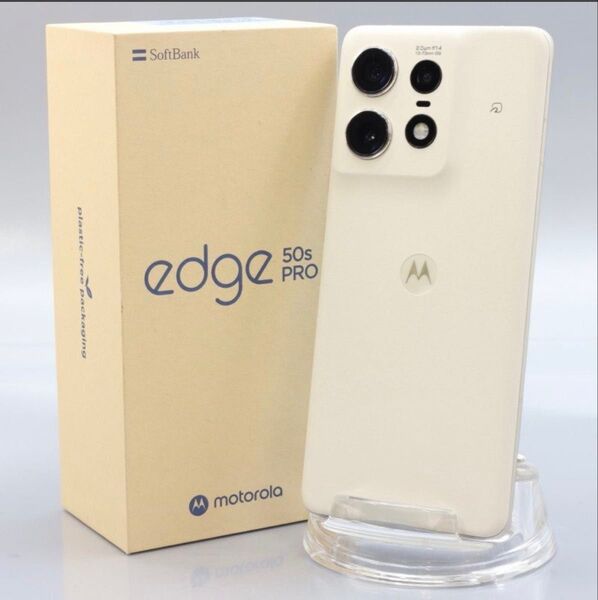 motorola edge 50s pro XT-2403-5 256GB/8GB バニラクリーム SoftBank SIMフリー
