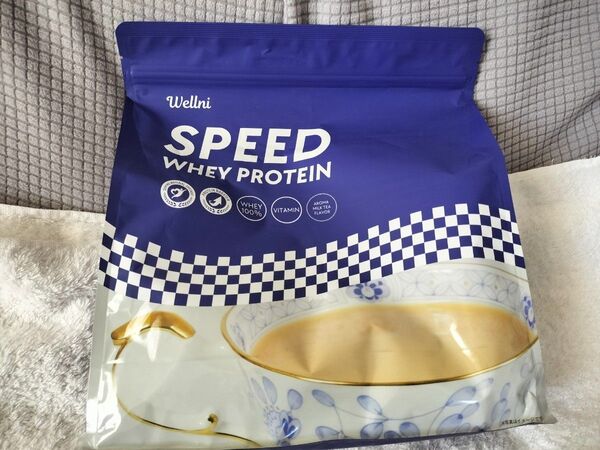 【新品・即日発送】アロマミルクティー Wellni ウェルニ SPEED ホエイ プロテイン 1kg