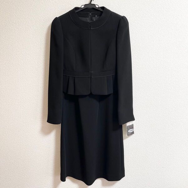 【美品】東京イギン LIUMA 高級喪服礼服 ブラッフォーマル 9AR M 9号 黒 喪服 礼服 冠婚葬祭