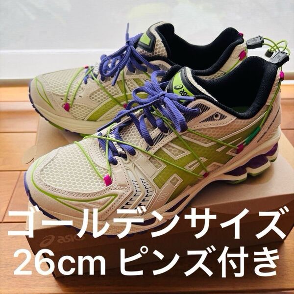 asics GEL-KAYANO 14×ZUTOMAYO | IVORY/GREENERY 26cm ゲルカヤノ ずとまよ