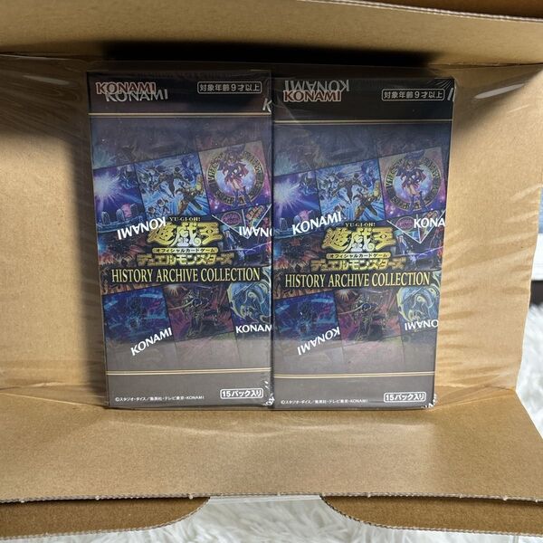 【希少シュリンク付き】遊戯王 HISTORY ARCHIVE COLLECTION 未開封 2BOXセット