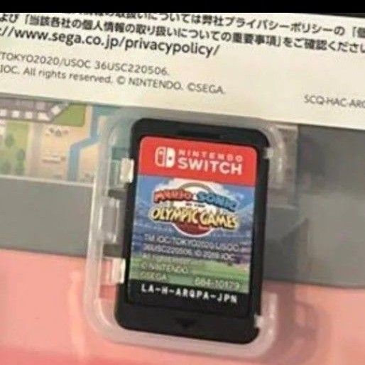 【お得】マリオ&ソニック AT 東京2020オリンピックSwitch 空ケース付き