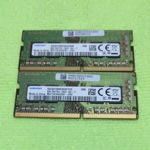 ノートPC メモリ SAMSUNG PC4-2400T 8GB 2枚
