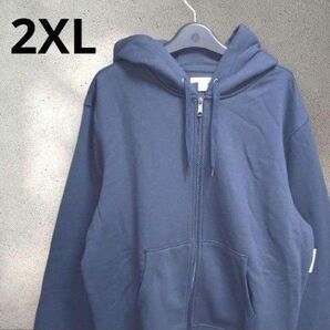 Amazon Essentials パーカー ジップアップ 裏起毛 2XL パーカー ジップアップパーカー ジップパーカー