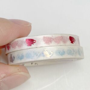 【たくさん使える】ティーカップとくじら マスキングテープ