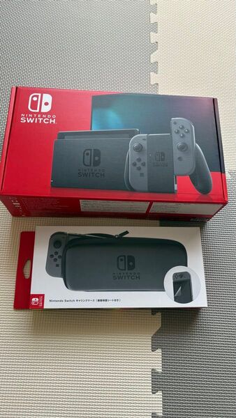 ニンテンドースイッチ(バッテリー強化版)キャリングケース(未使用)SDカード512GB、ソフト2本セット
