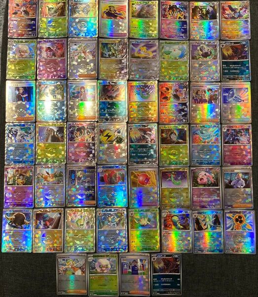 モンスターボールミラー 52枚 まとめ売り セット テラスタルフェスex シャワーズ グレイシア イーブイ リーフィア スボミー