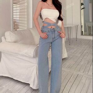 韓国通販 デニムパンツ