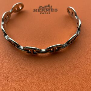 Hermes シェーヌダンクル　ブレスレット　バングル　エルメス