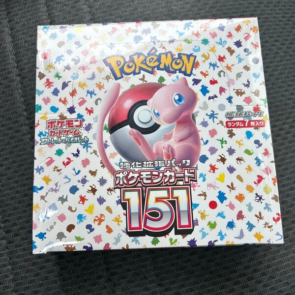ポケモンカード151 box シュリンク付き ワンオーナー 24時間以内に発送