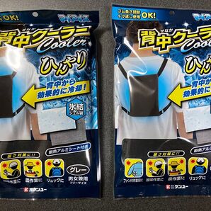 【2個】ケンユー マイアイス 背中クーラー グレー