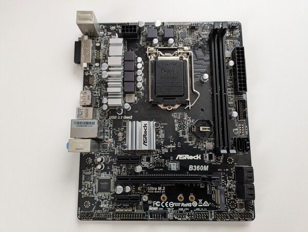 ASRock B360M(マザーボードとIOパネルのみ)