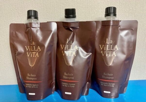 ラ・ヴィラ・ヴィータ リ・ヘア シャンプーS シャンプー レフィル 詰め替え 詰替 300mL ラヴィラヴィータ 3点セット