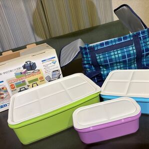 THERMOS ファミリー 弁当箱セット 旅行 運動会 BBQ ピクニック タッパーウェア 保存容器 パック