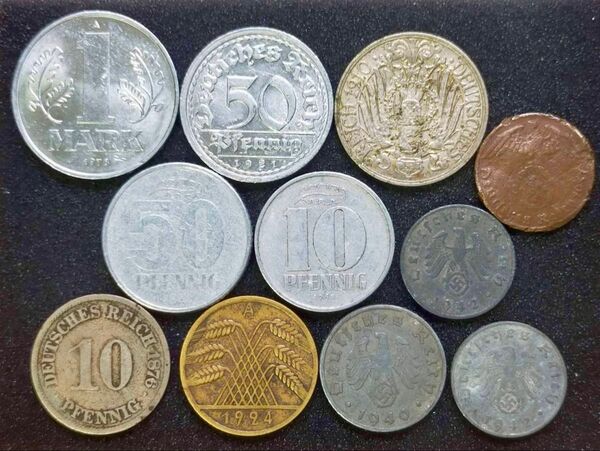 古銭 ドイツ 帝国 ワイマール ナチス 東ドイツ まとめて 外国 貨幣 硬貨 外貨 コイン