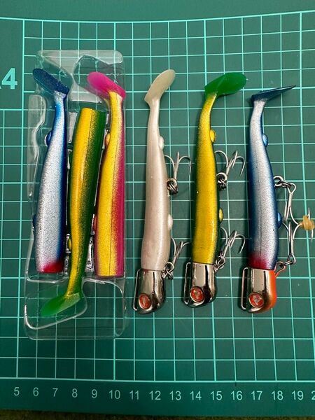 NO.6509 ブルーブルージョルティ30g 中古美品3点 スペアワーム1セット 4点セット