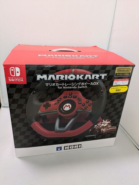 HORI マリオカートレーシングホイールDX Nintendo Switch マリオカートワールド switch2対応 動作確認済