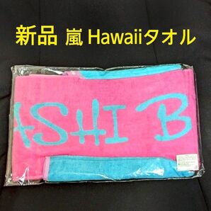 嵐 Blast in Hawaii フード付きタオル マフラータオル バスタオル Hawaii 新品未使用