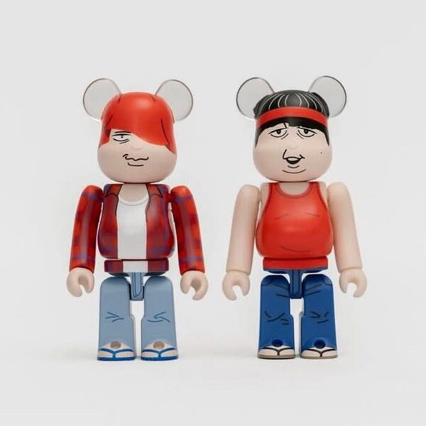 BE@RBRICK 赤えんぴつ 100%&400% バナナマン