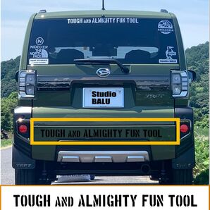 ダイハツ タフト でかデカール 名前の由来 マットブラック 色変更可能