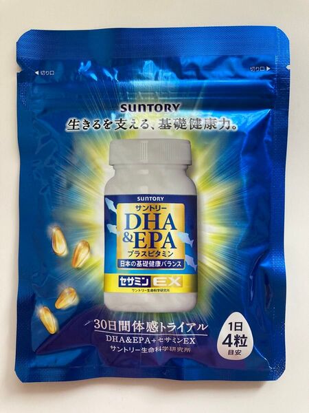 【正規品 未開封】サントリー DHA&EPA プラスビタミン セサミンEX 120粒入
