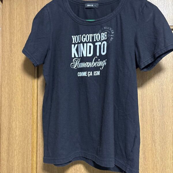 COMME CA ISM Tシャツ Lサイズ ブラック