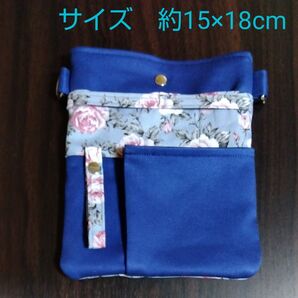 作業用ポーチ ナースポーチ オーガナイザー サコッシュ(看護師 介護士 美容師等々 多職種)(オプションにてストラップ追加可)