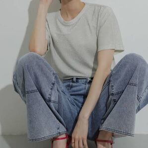 SENSE OF PLACE by URBAN RESEARCH クルーネックラメTシャツ 半袖