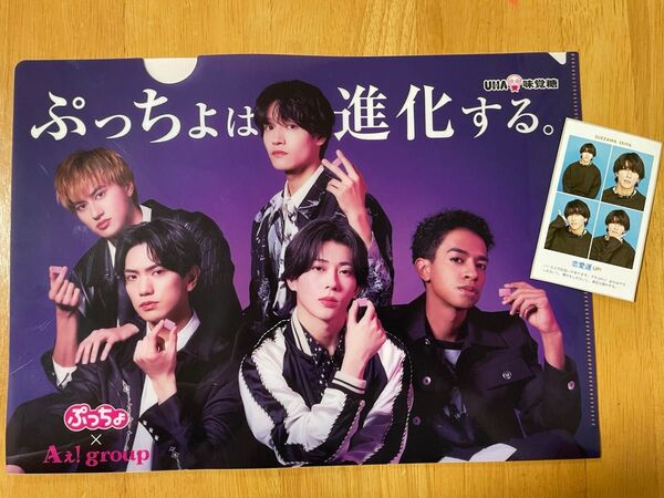 新品 非売品 Aぇgroup クリアファイル ぷっちょ UHA味覚糖 1枚 末澤誠也証明写真付き