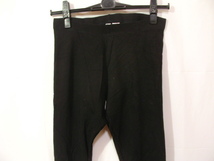 ssyy1575 H&M BASIC DIVIDED レディース レギンス スパッツ ブラック ■ 無地 ■ ウエスト総ゴム コットン ストレッチ Sサイズ_画像2