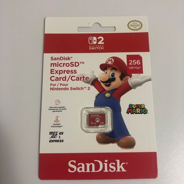 SanDisk microSD Express Card 256GB for Nintendo Switch 2 サンディスク