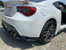 86 BRZ リアバンパースプリッター　カナード　エアロ　フィン　zn6 zc6 前期_画像2