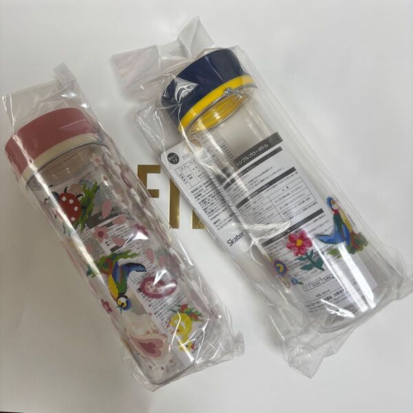 新品未開封♪フェイラー ハイジ♪フローボトル 近沢レース クリアボトル 水筒 ネイビー&ピンク 学校フェイラー ペイズリー