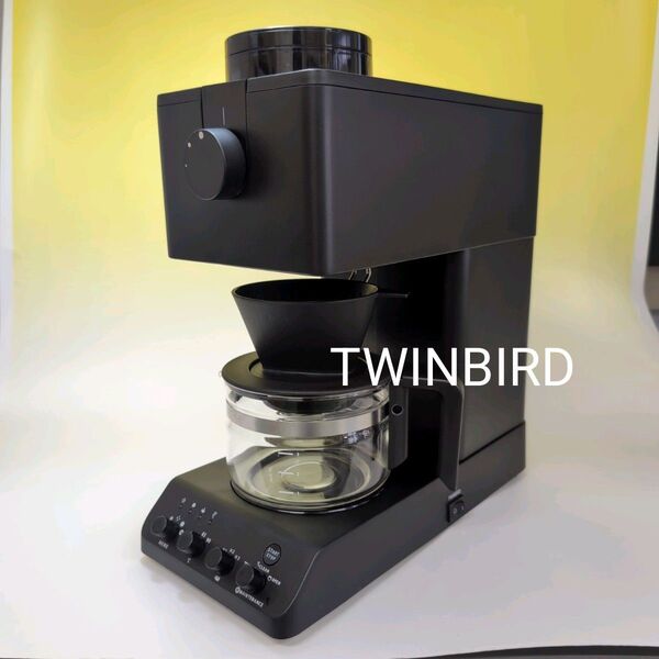 TWINBIRD 全自動コーヒーメーカー CM-D457B ブラックツインバード