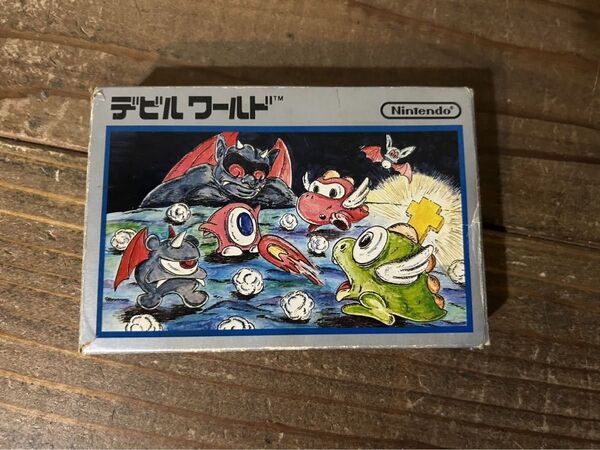 【FC】ファミコンソフト デビルワールド【動作確認済み/箱付き/説明書付き】カセット レトロゲーム 昭和レトロ