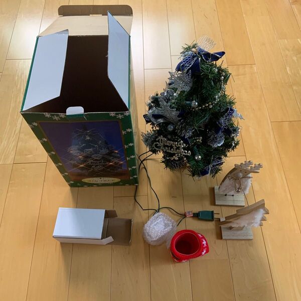 クリスマスツリー BIG TREE ライト付きオーナメントセット