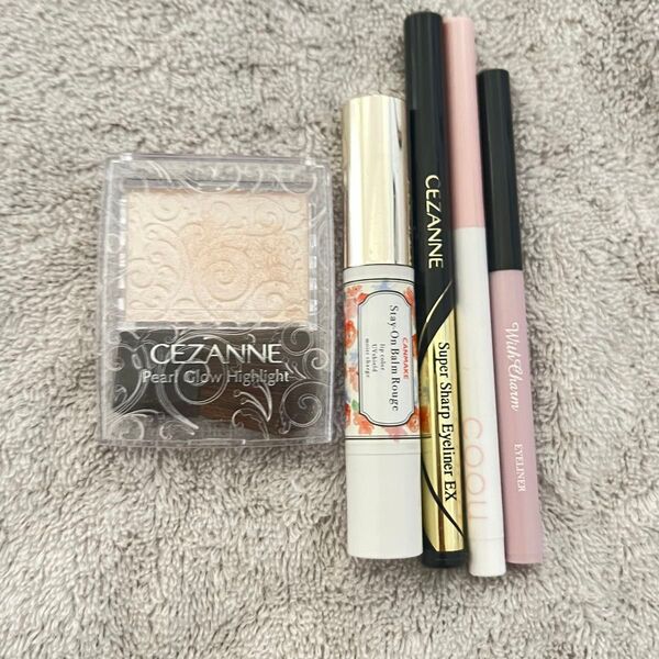 コスメ 化粧品 まとめ売り セット セザンヌ キャンメイク リップ ハイライト アイライナー 涙袋ライナー
