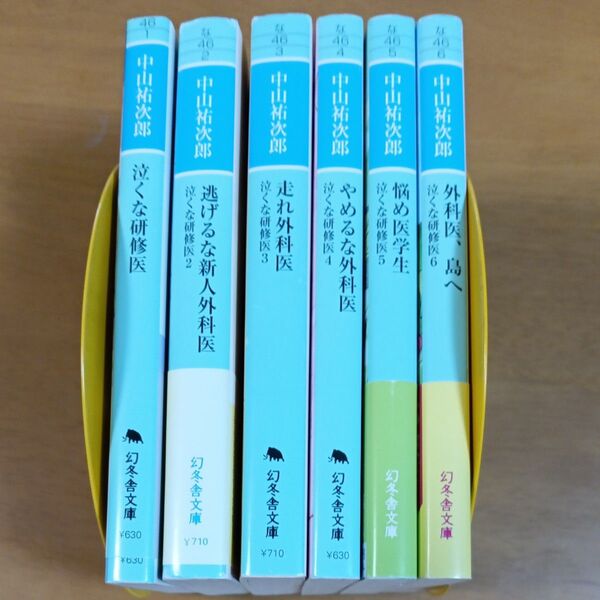 外科医、島へ (幻冬舎文庫 な-46-6 泣くな研修医 6) 中山祐次郎/〔著〕 ほか計6冊セット