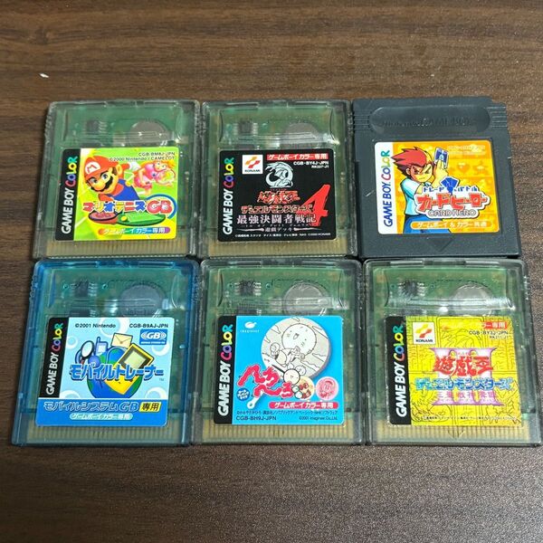 ゲームボーイカラー ソフト6種