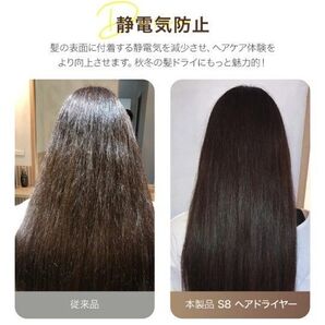 美品【楽天1位】 ヘアドライヤーマイナスイオン 大風量 1500w 速乾 高速風 4段風温 3段風量