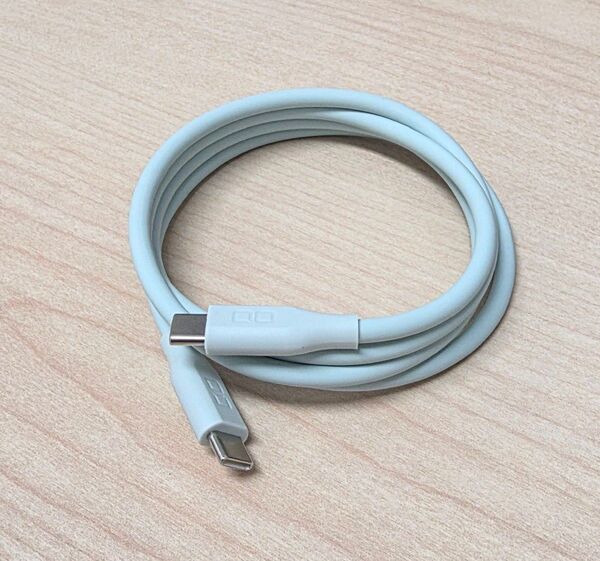 CIO 柔らかいスパイラルシリコンケーブル CtoC (Type-C/USB-C) PD 240W (1m, 05:ブルー)