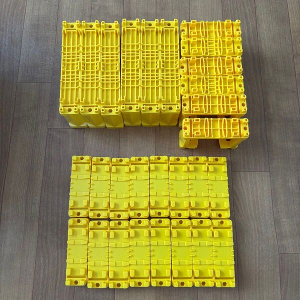 プラレール 橋脚 28点セット ミニ 複線 ブロック 橋脚 など