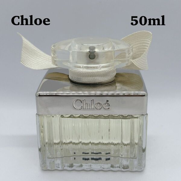 【希少】クロエ Chlo オードトワレ 50ml 香水 フレグランス リボン ガラスボトル ビンテージ ヴィンテージ レディース