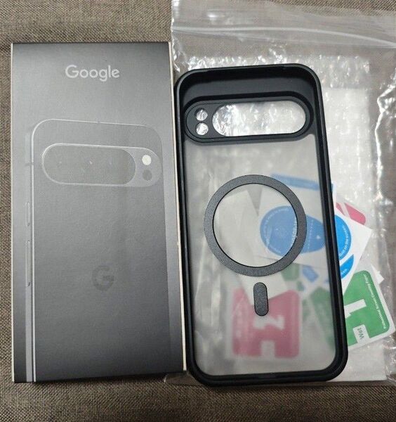 【超美品・SIMフリー】Google Pixel 9 Pro XL Obsidian 128GB 国内版 保証 付属品 ピクセル