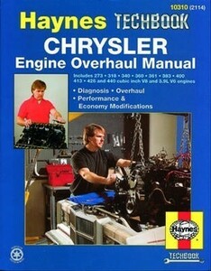  engine repair maintenance technique Chrysler Chrysler V8 V6 273 318 340 360 361 383 400 413 426 440 restore overhaul ^.u