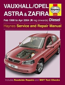 Vauxhall Opel Astra Zafira service book maintenance repair repair repair point service manual 1998 2004 Opel DIESEL ^.