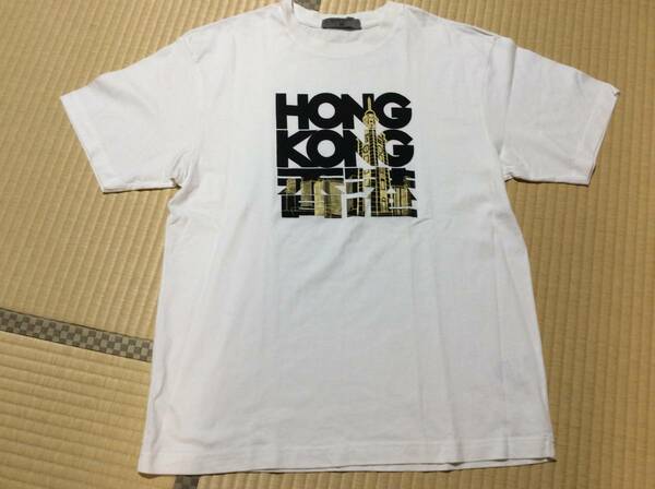 ジョルダーノ Tシャツ★香港 メンズ 大きめMサイズ （M～L) GIORDANO（送料込）
